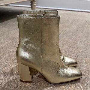 Raye Elegant Gold Heeled Boots